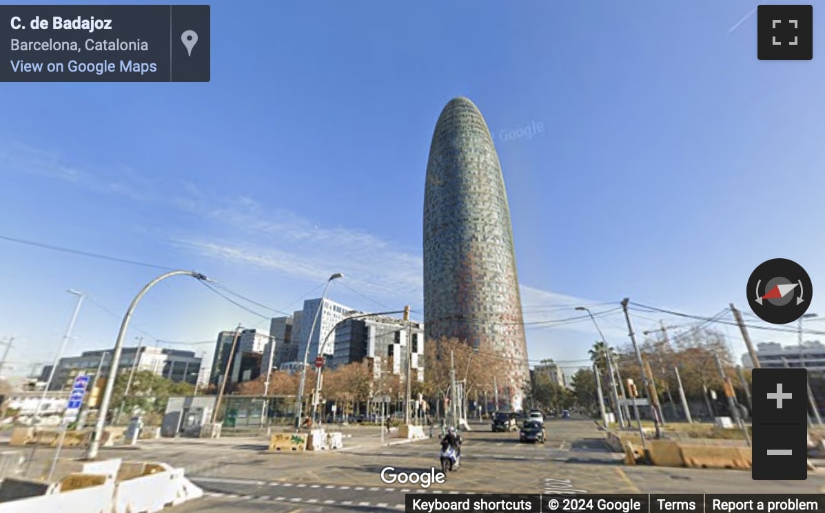 Street View image of Barcelona, Spain