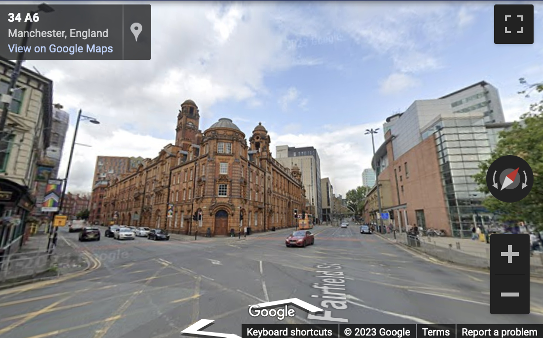Street View image of Manchester, UK