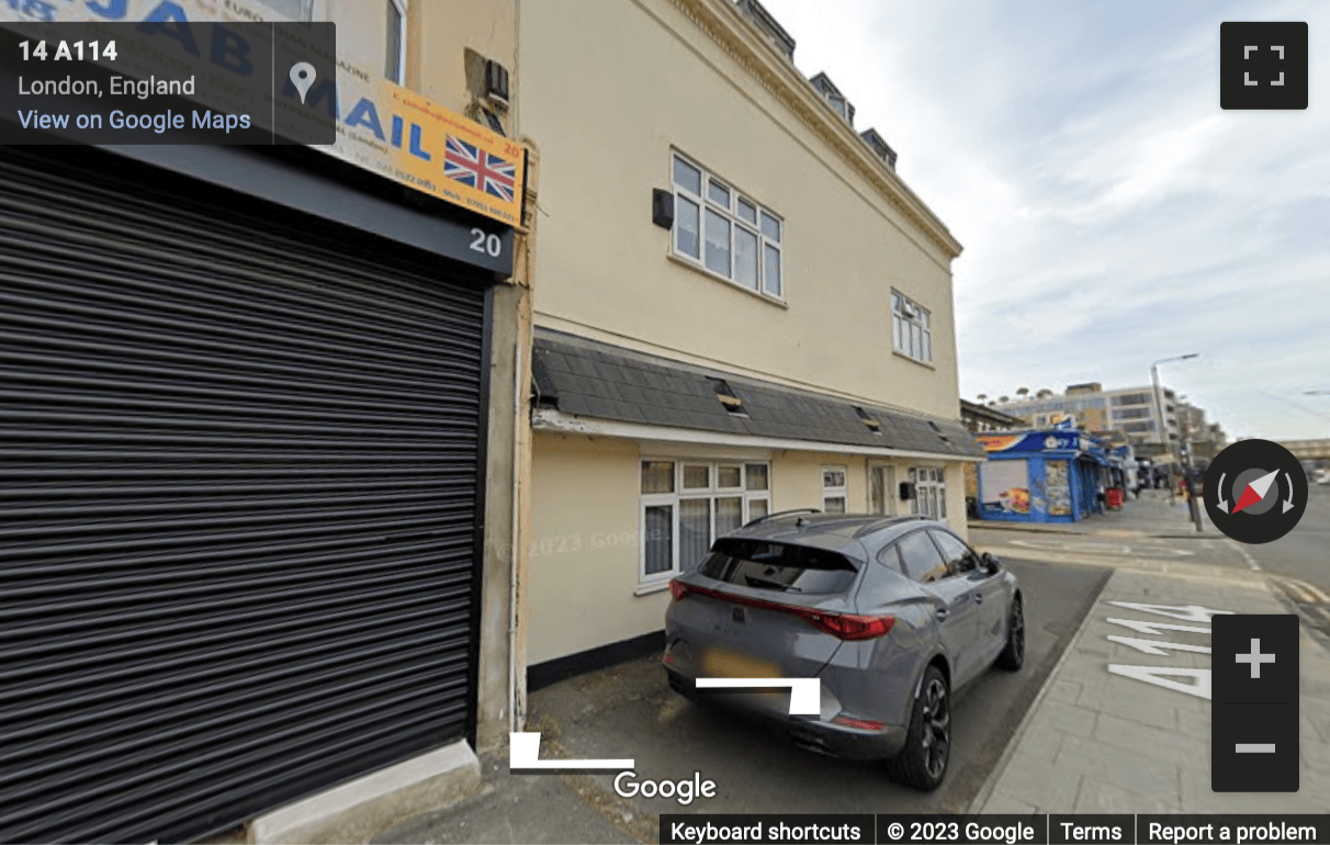 Street View image of 16/18 Woodford Road, Forest Gate, East London, E7, UK