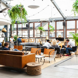 Exterior view of LABS Atrium, Chalk Farm Road, The Stables Market