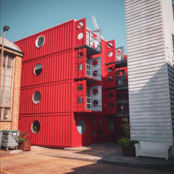 Interior of Riverside Building, Container City 2