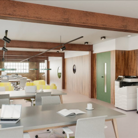 Interior of 44-46 New Inn Yard. Click for details.