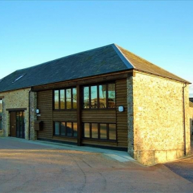 Exterior image of The Threshing Barn and the Stable Yard offices, Woodhayes. Click for details.