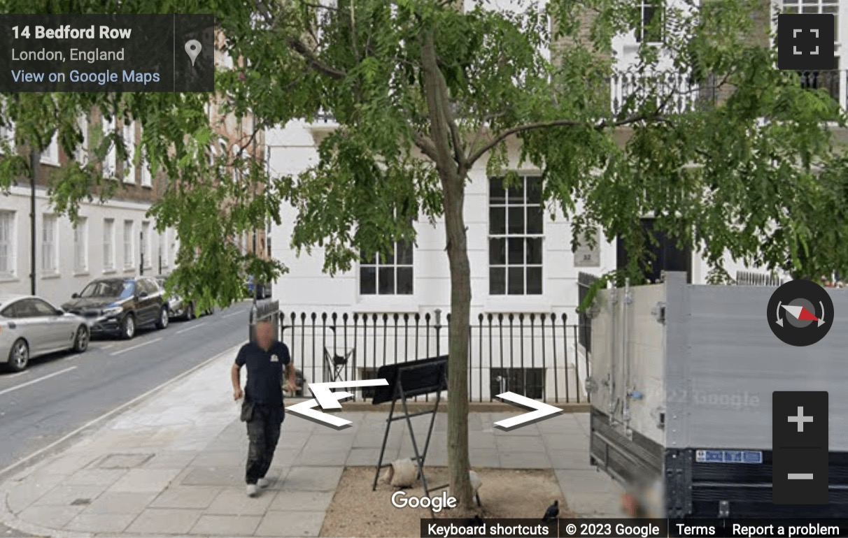 Street View image of 32 Bedford Row, Central London, WC1R