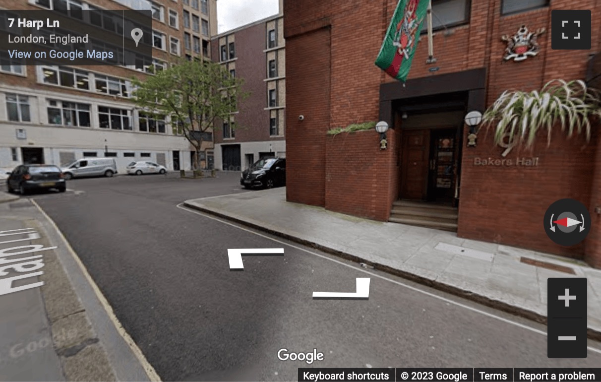 Street View image of 7 Harp lane, Central London, EC3R