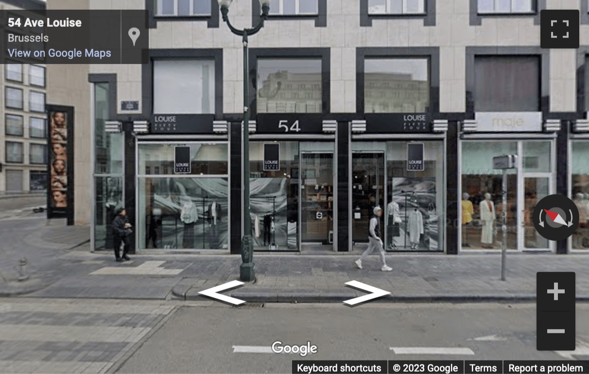 Street View image of Avenue Louise 54, Brussels, Belgium