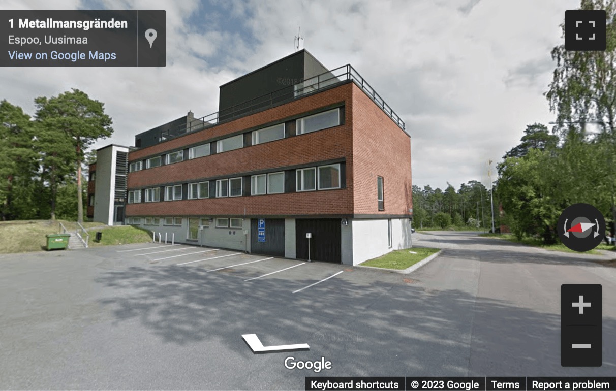 Street View image of Aalto University Campus, Metallimiehenkuja 10, Espoo, Kora at Aalto University