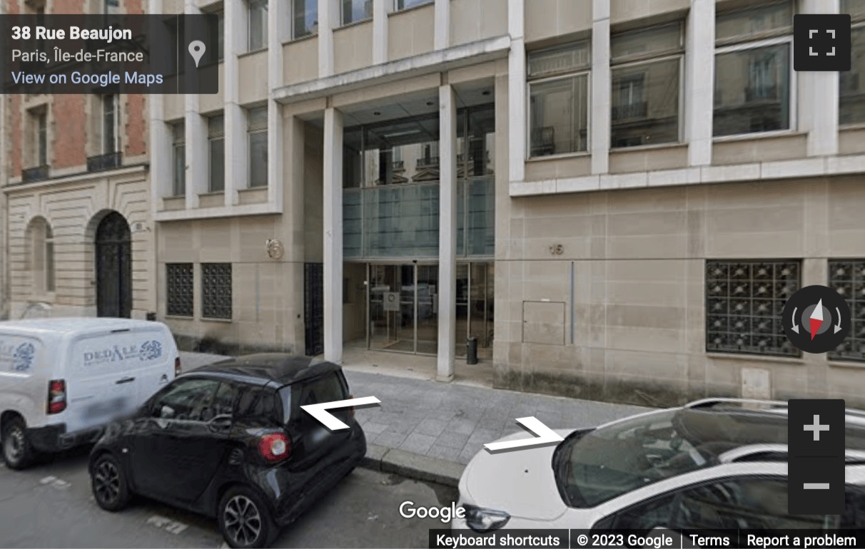 Street View image of 15, rue Beaujon, Paris, Paris Ile de France