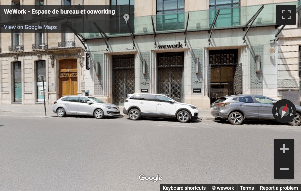 Street View image of 33 Rue la Fayette, Paris, Paris Ile de France