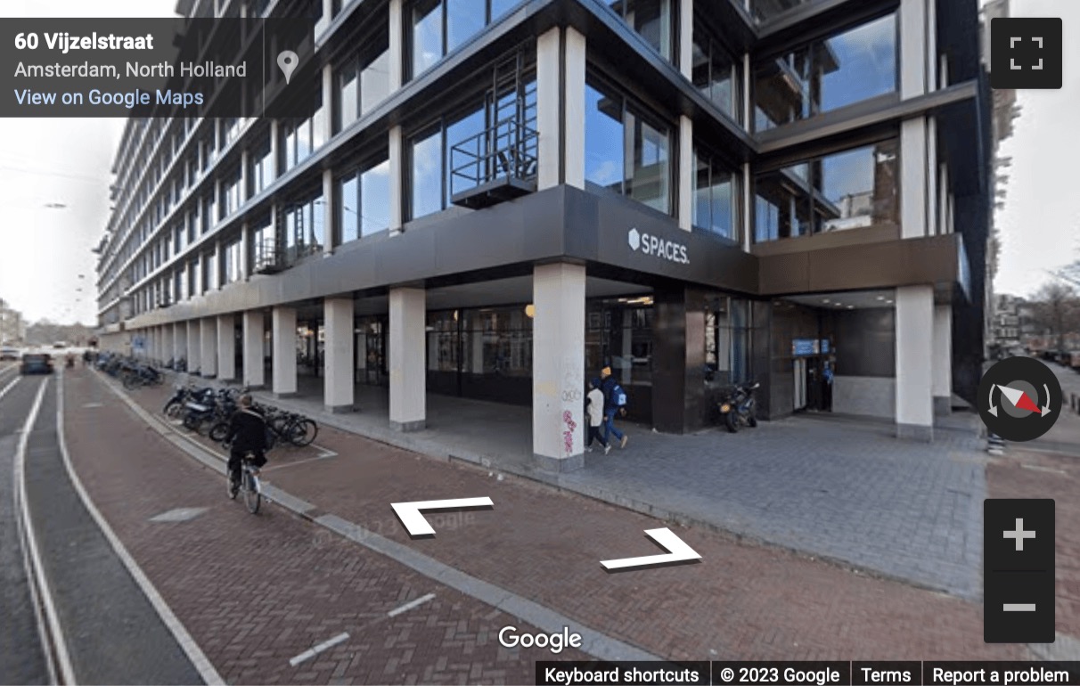 Street View image of Vijzelstraat 68-72, Amsterdam, North Holland, Netherlands