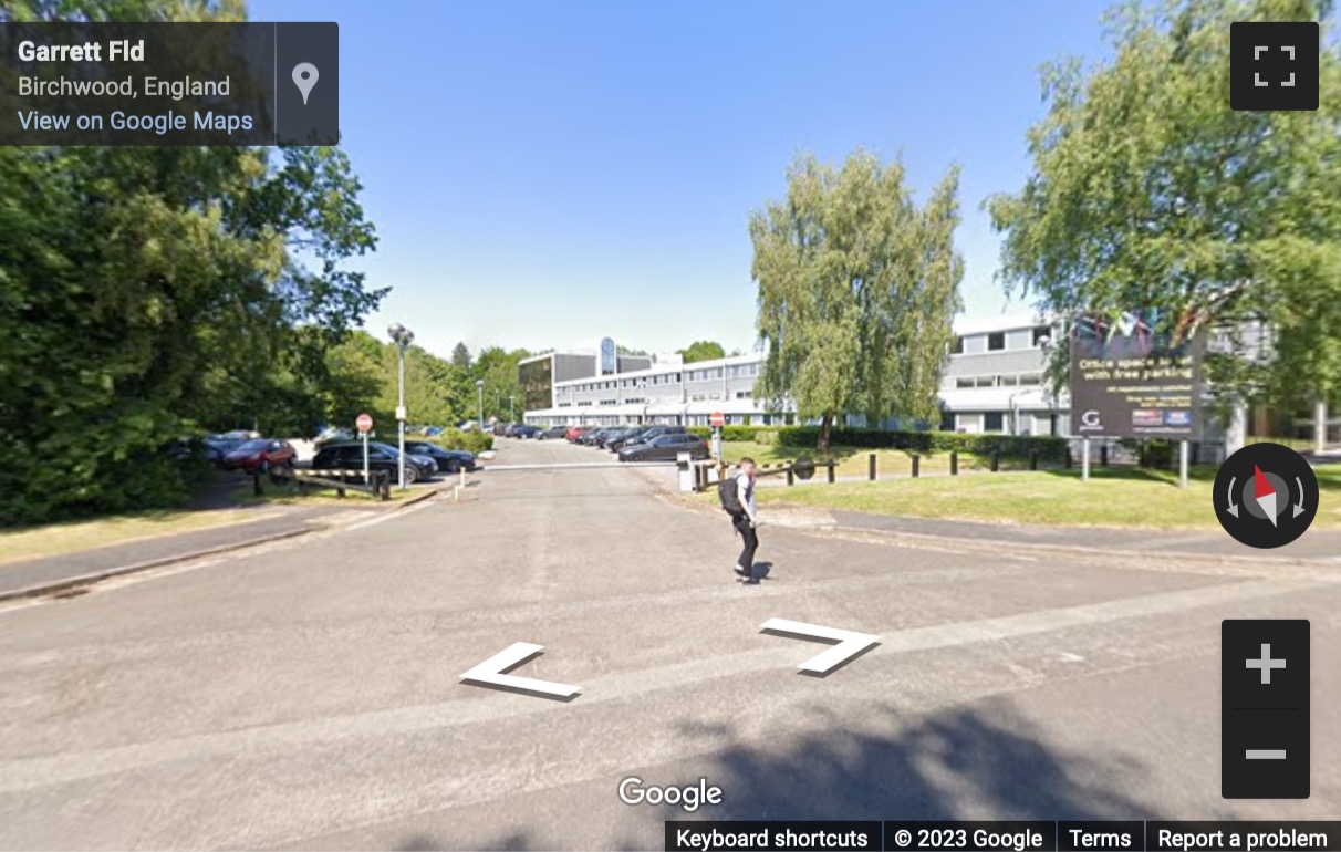 Street View image of The Genesis Centre, Garrett Field, Birchwood, Warrington, Cheshire, United Kingdom