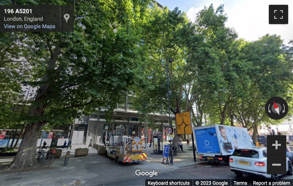 Street View image of The Bower, 207 Old Street, Central London, EC1V, UK