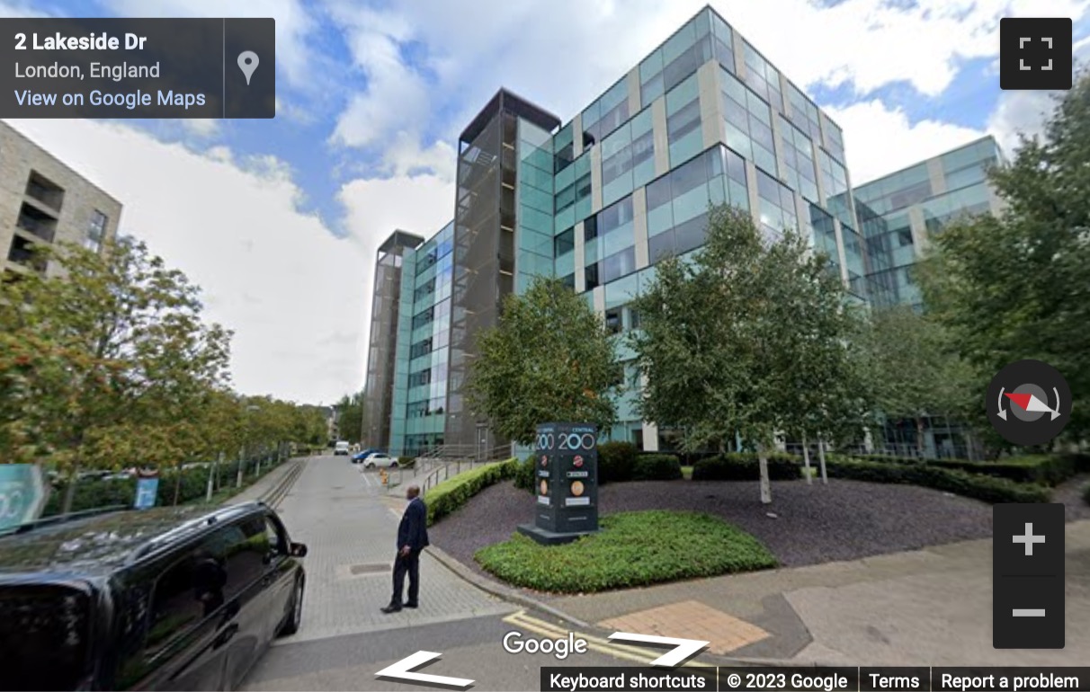 Street View image of First Central 200 2 Lakeside Drive, Park Royal, Central London, NW10, UK