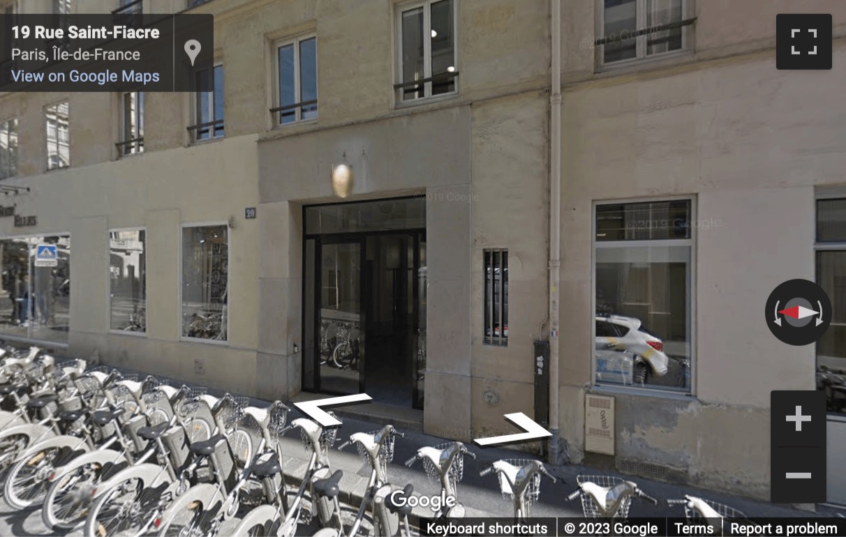 Street View image of 17-21 rue Saint Fiacre, Bonne Nouvelle, Paris, Paris Ile de France