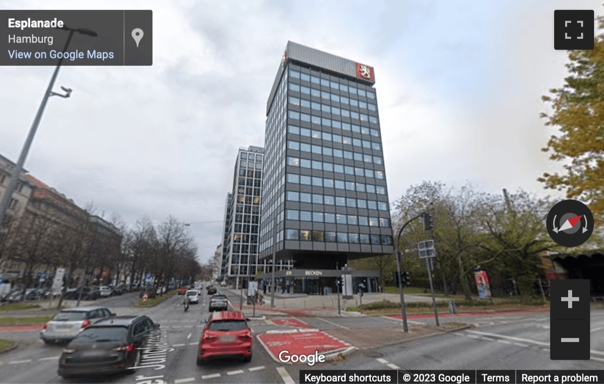 Street View image of Esplanade 40, Hamburg, Schleswig Holstein