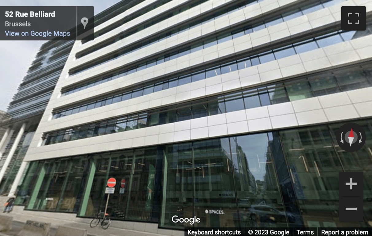 Street View image of Rue Belliard 40, Brussels