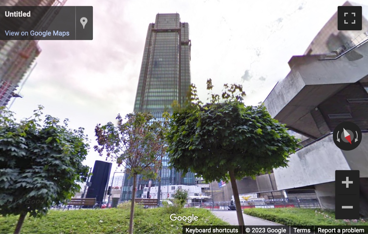 Street View image of Tour CB21, 16 Place de l’Iris, La Défense, Courbevoie, Hauts-de-Seine