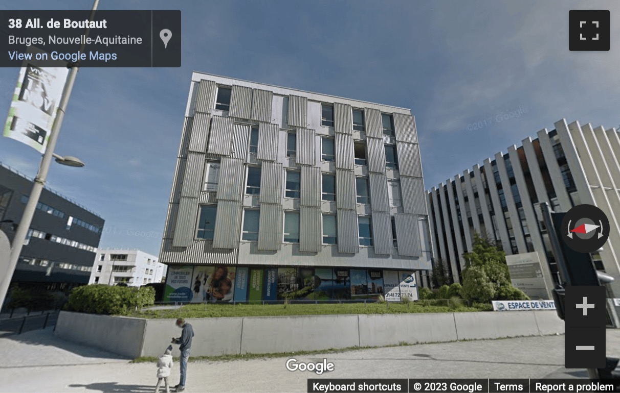 Street View image of 32 Allée Boutaut, Bordeaux, Gironde