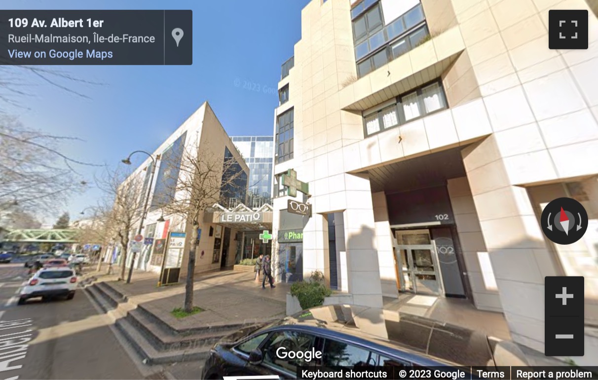 Street View image of 104 Avenue Albert 1er, Rueil-Malmaison, Hauts-de-Seine