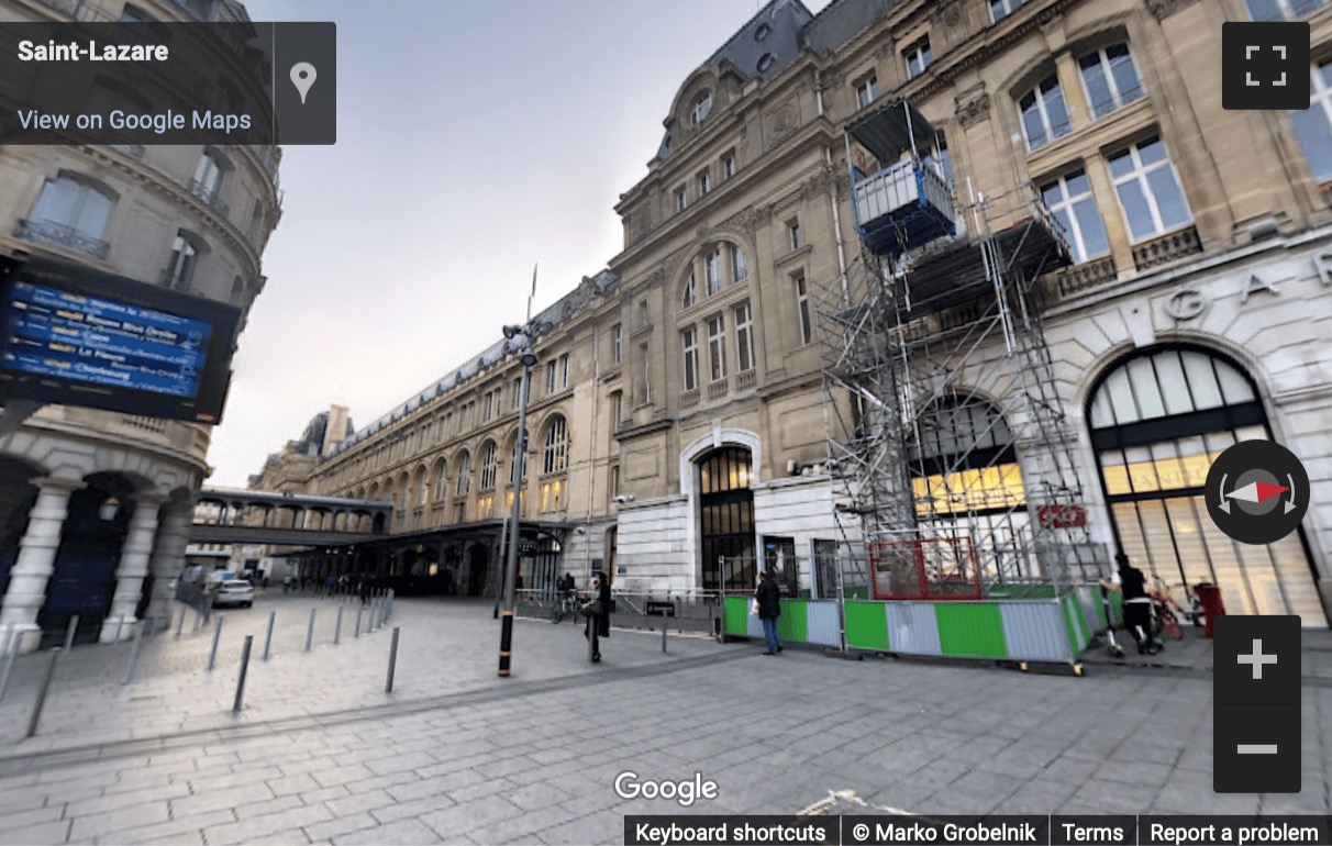 Street View image of 16-18, Rue de Londres, Gare Saint Lazare, Paris