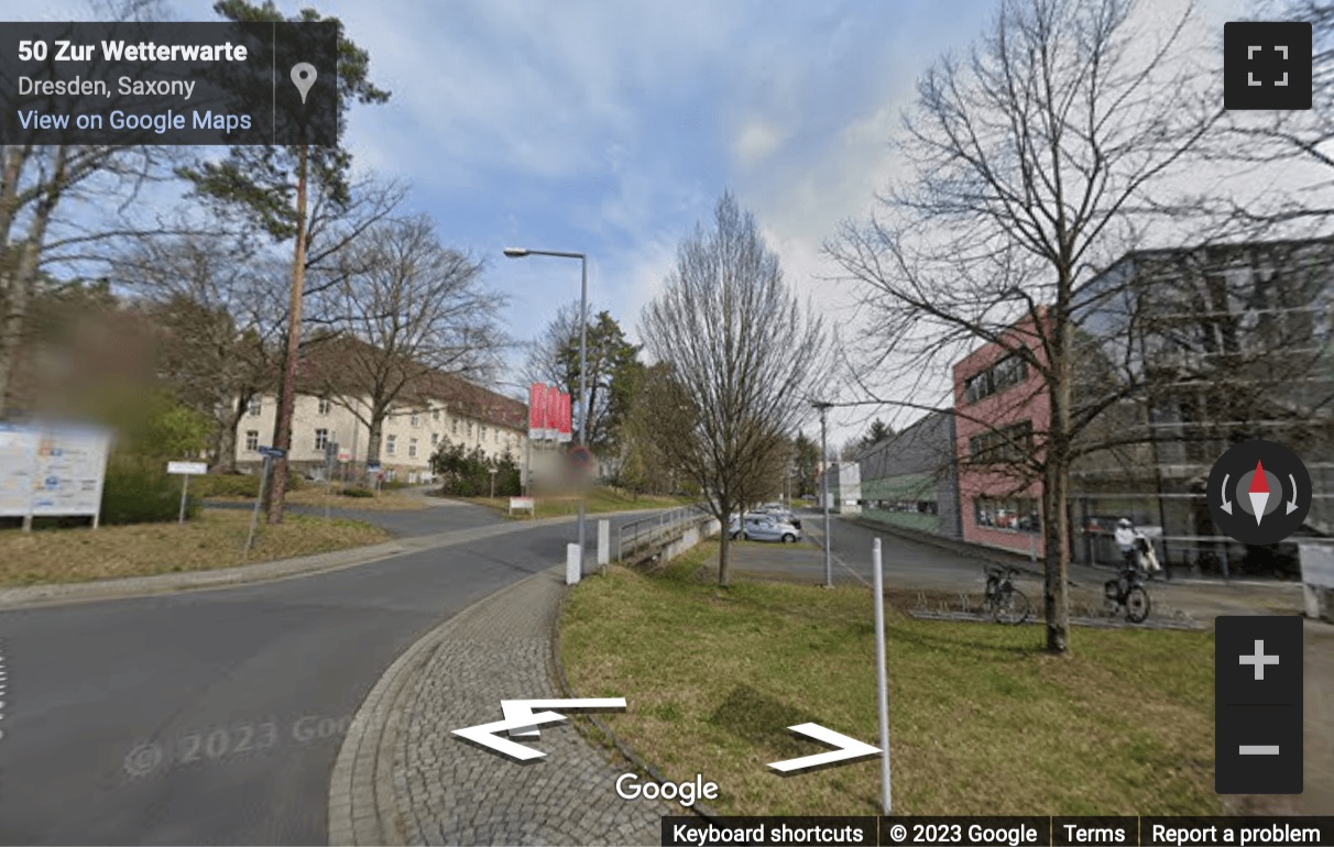 Street View image of Zur Wetterwarte 50 / Hugo-Junkers-Ring 1-9, Dresden, Saxony