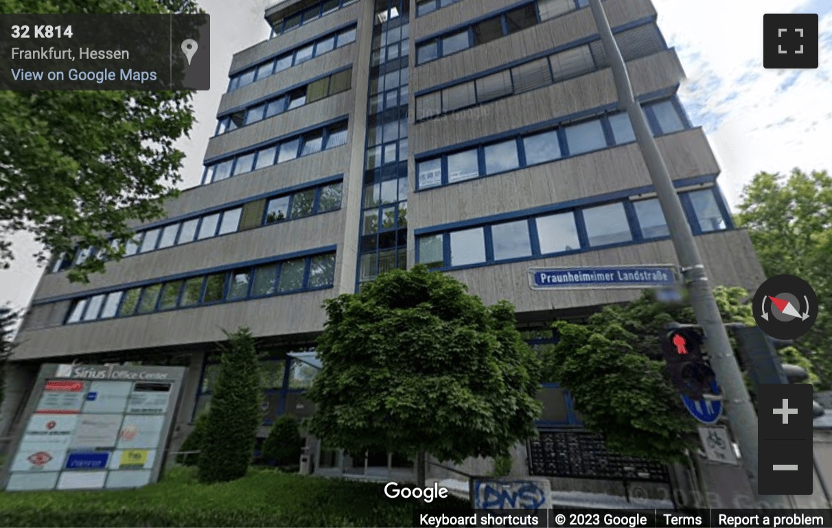 Street View image of Praunheimer Landstraße 32, Frankfurt, Hesse