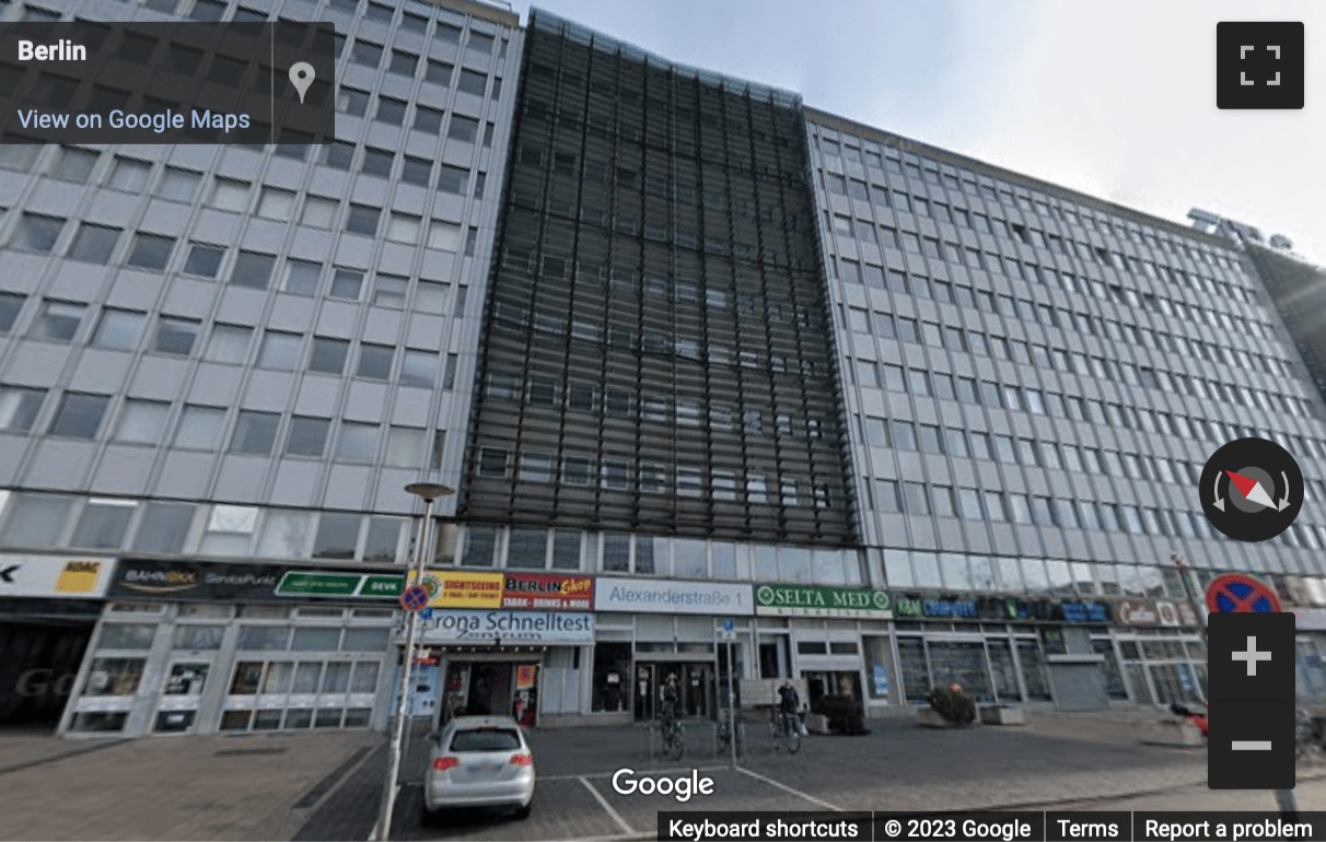 Street View image of Alexanderstrasse, Alexanderstrasse 1, Berlin, Brandenburg