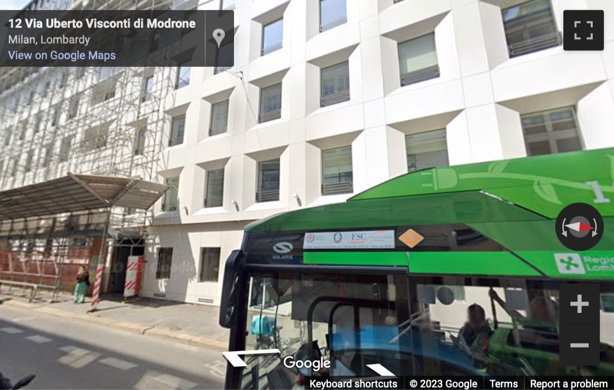 Street View image of Via Uberto Visconti di Modrone 15, Milan