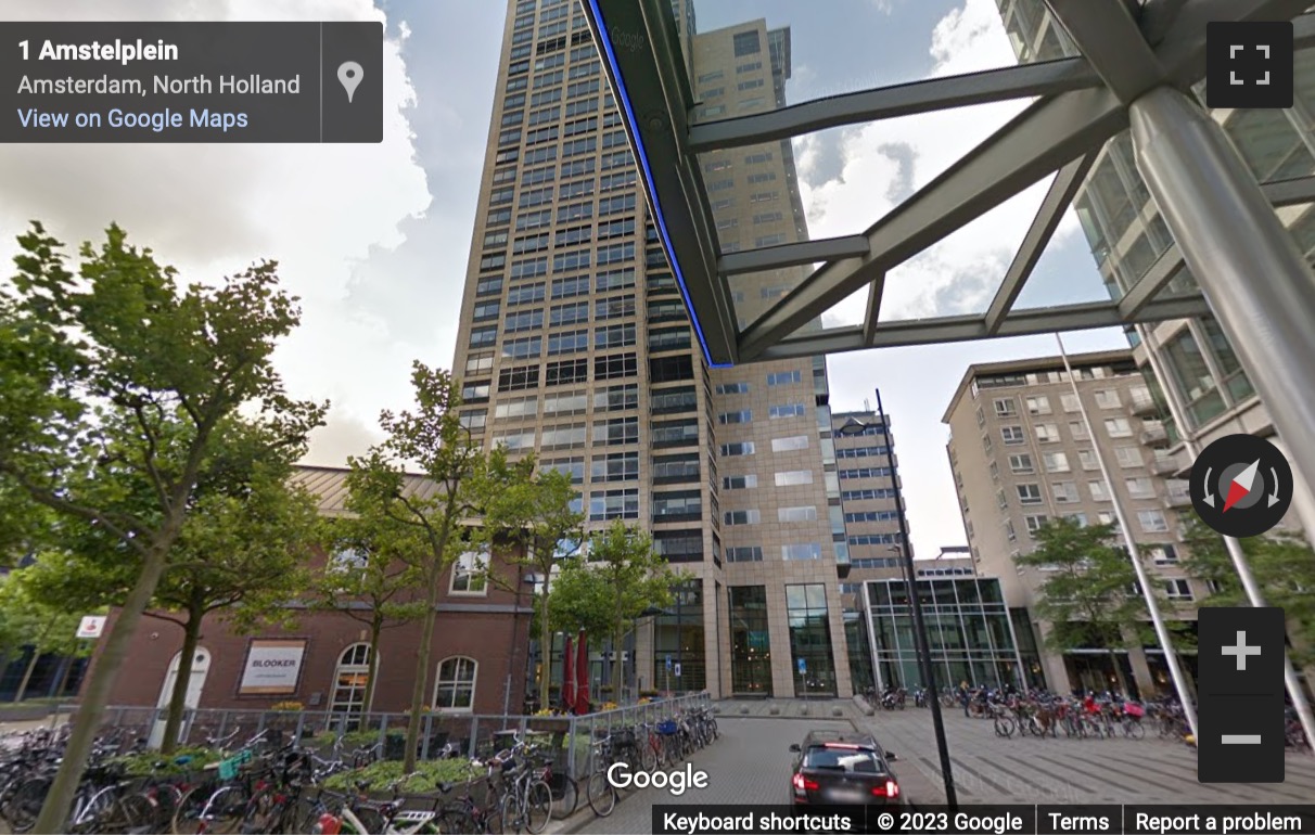 Street View image of Amstelplein 8, Amsterdam, North Holland