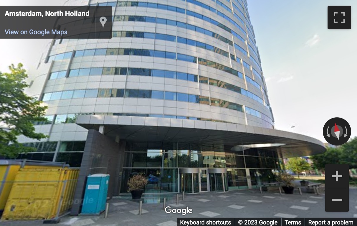 Street View image of Amsterdam Oval Tower, De Entree 99-197, Amsterdam, North Holland