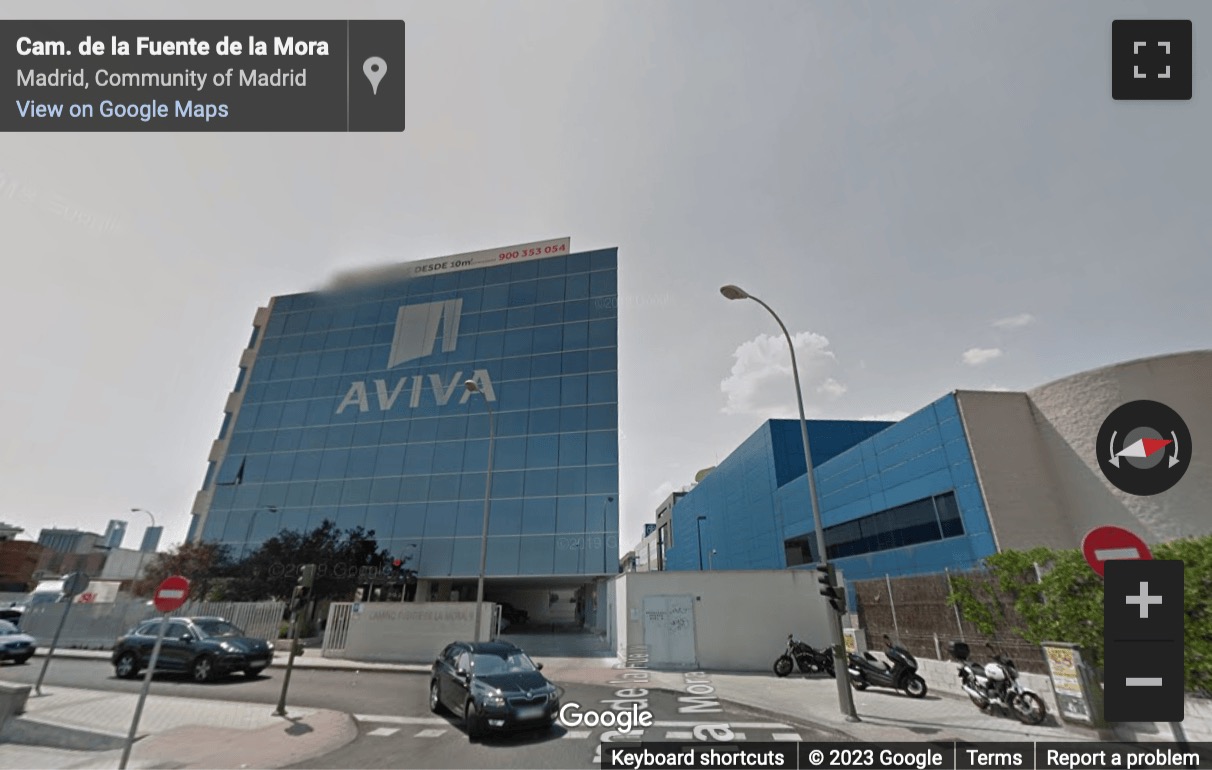 Street View image of Camino Fuente de la Mora, 9, Madrid