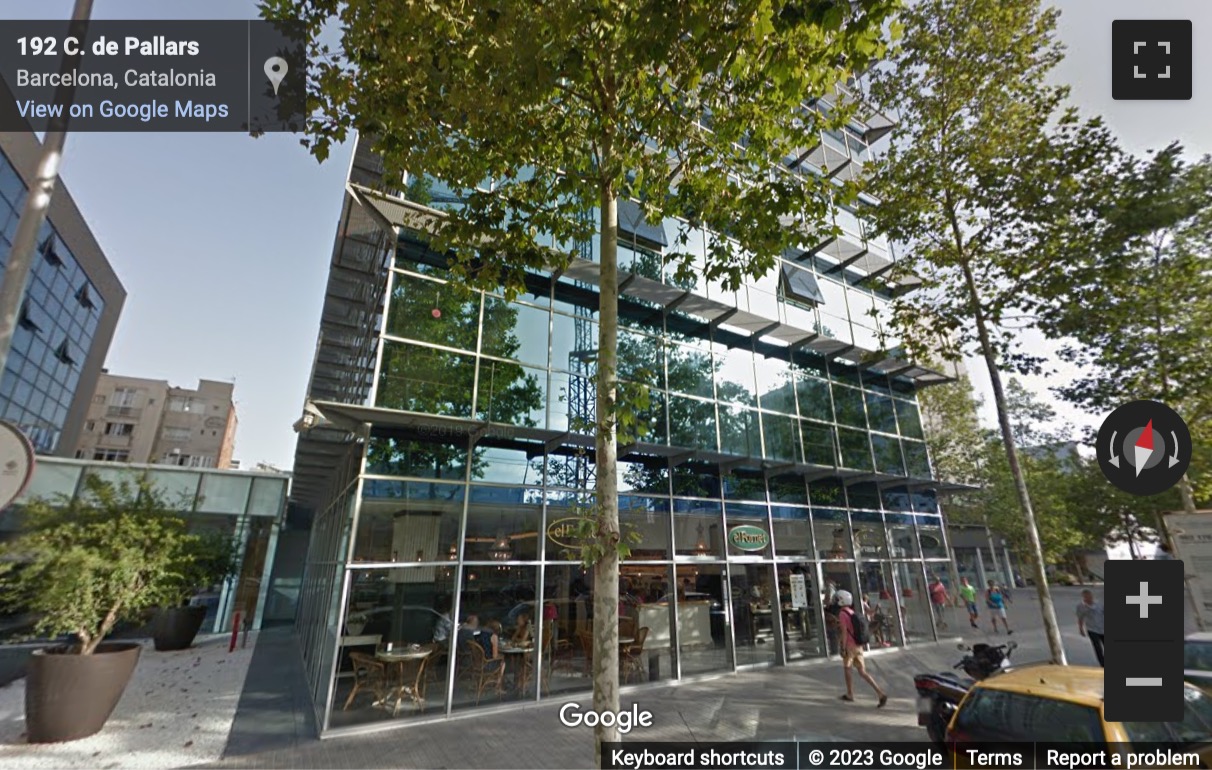 Street View image of Spaces 22 Arroba, Pallars 193, Barcelona