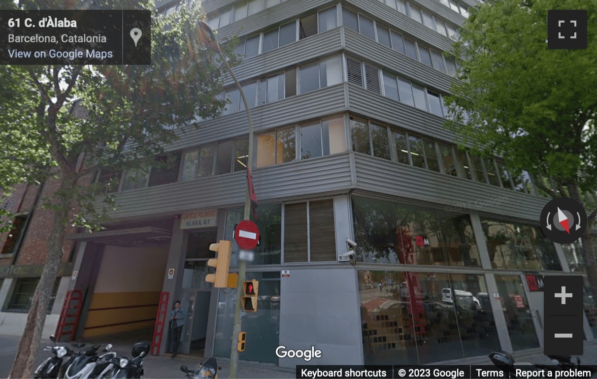 Street View image of Carrer Alaba, 61, 3, Barcelona