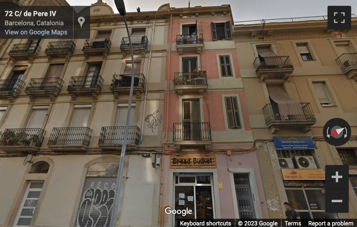 Street View image of Carrer Pere IV, 74 (baixos), Barcelona