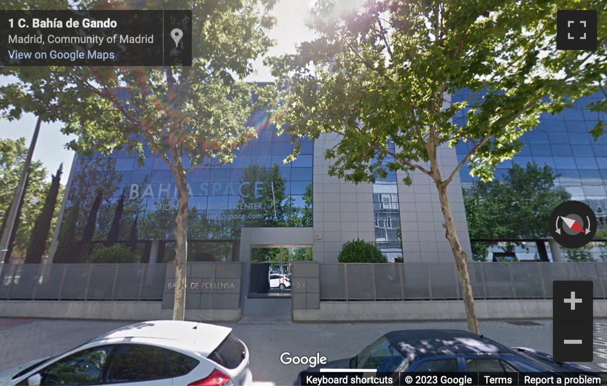 Street View image of Calle Bahia de Pollensa, No. 5, Madrid