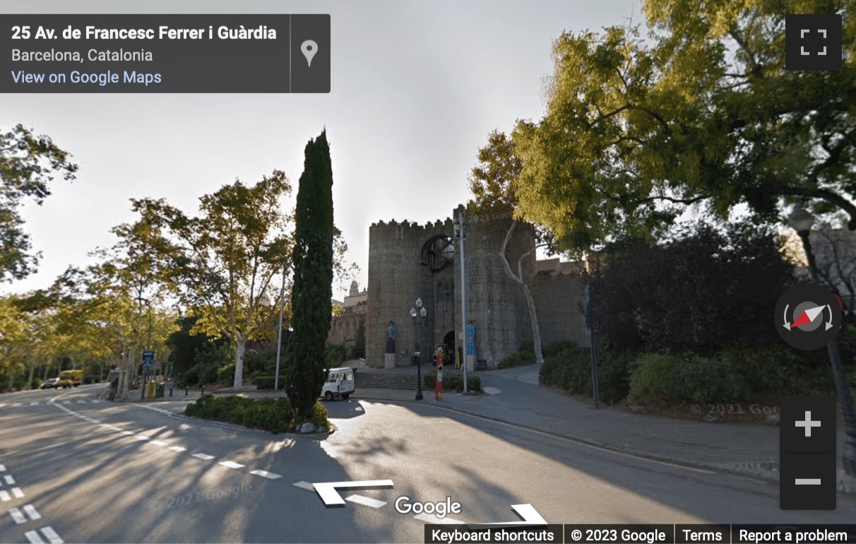 Street View image of Av de Francesc Ferrer i Guardia 13, Barcelona