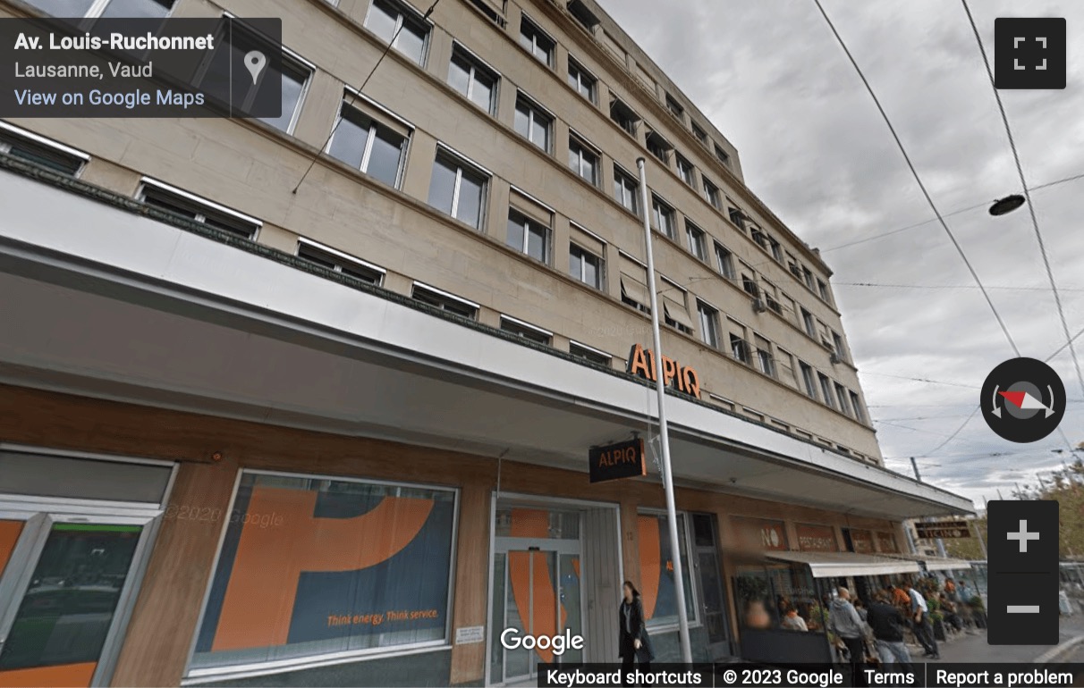 Street View image of Place de la Gare 12, Lausanne