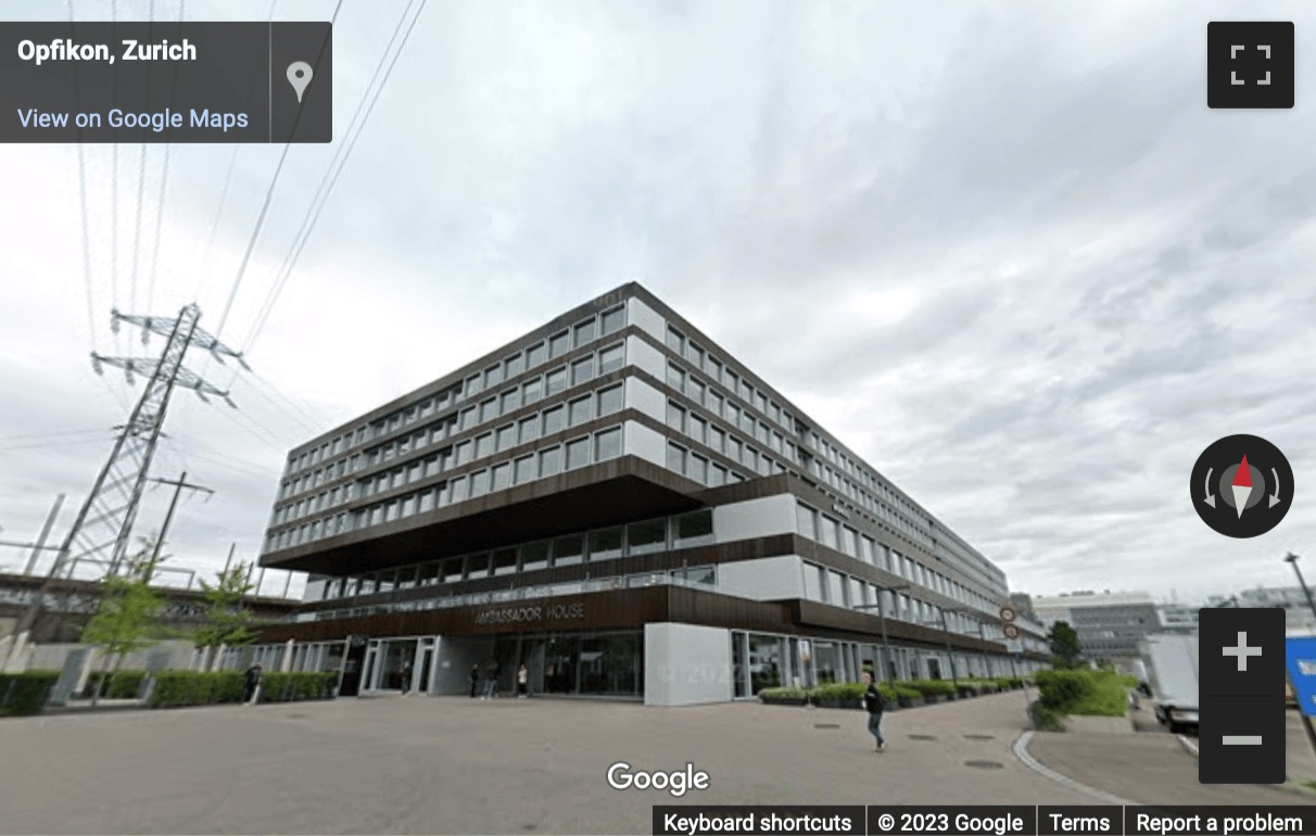 Street View image of Thurgauerstrasse 101, 8152 Glattpark (Opfikon), Zurich