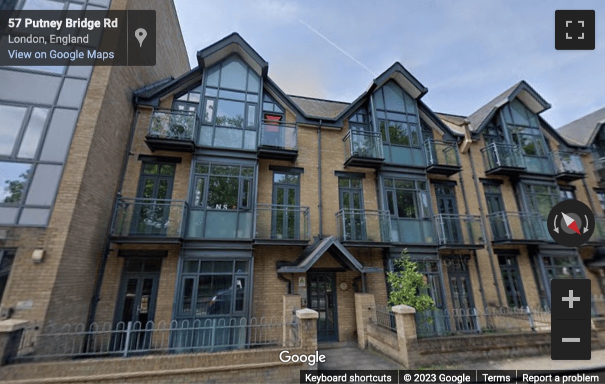 Street View image of 57 Putney Bridge Road, Wandsworth, London