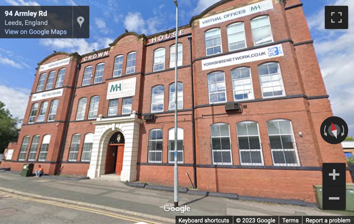 Street View image of Crown House, Armley Road, Leeds, West Yorkshire