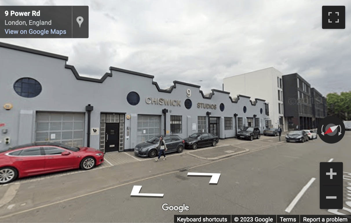 Street View image of Chiswick Studios, 9 Power Road, Chiswick, London, London Borough of Hounslow