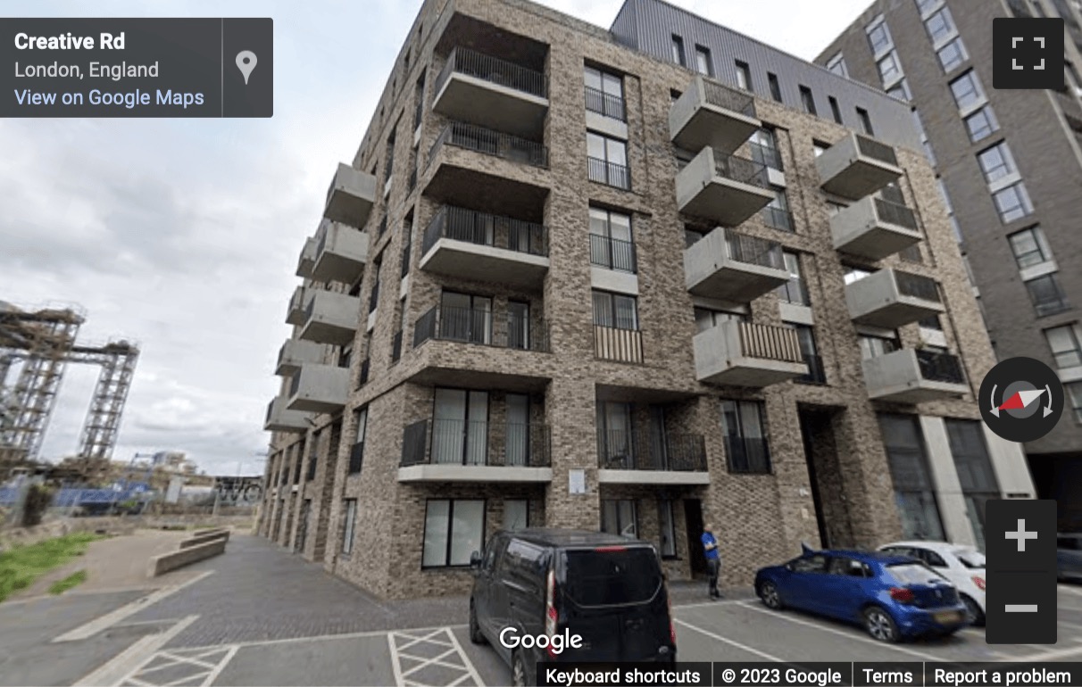 Street View image of Fuel Tank, 8-12 Creekside, Deptford, London, London Borough of Lewisham