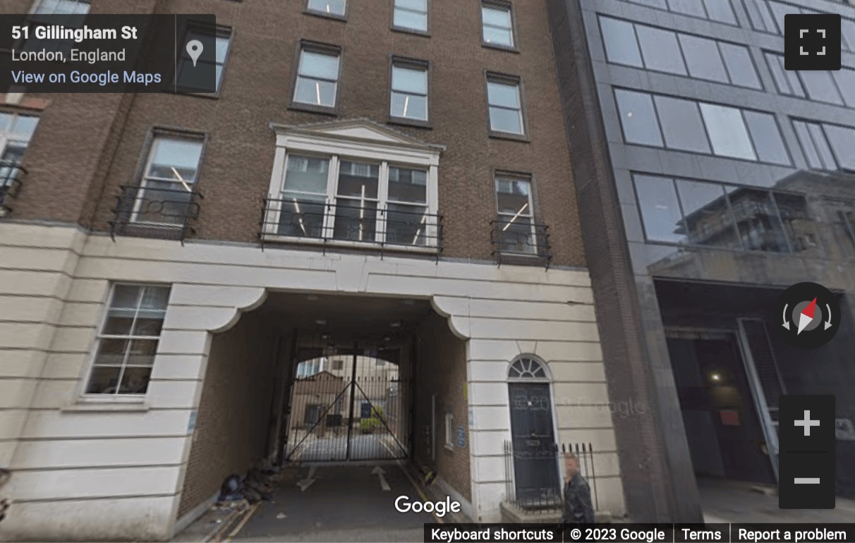 Street View image of 84 Eccleston Square, Victoria, London, City of Westminster