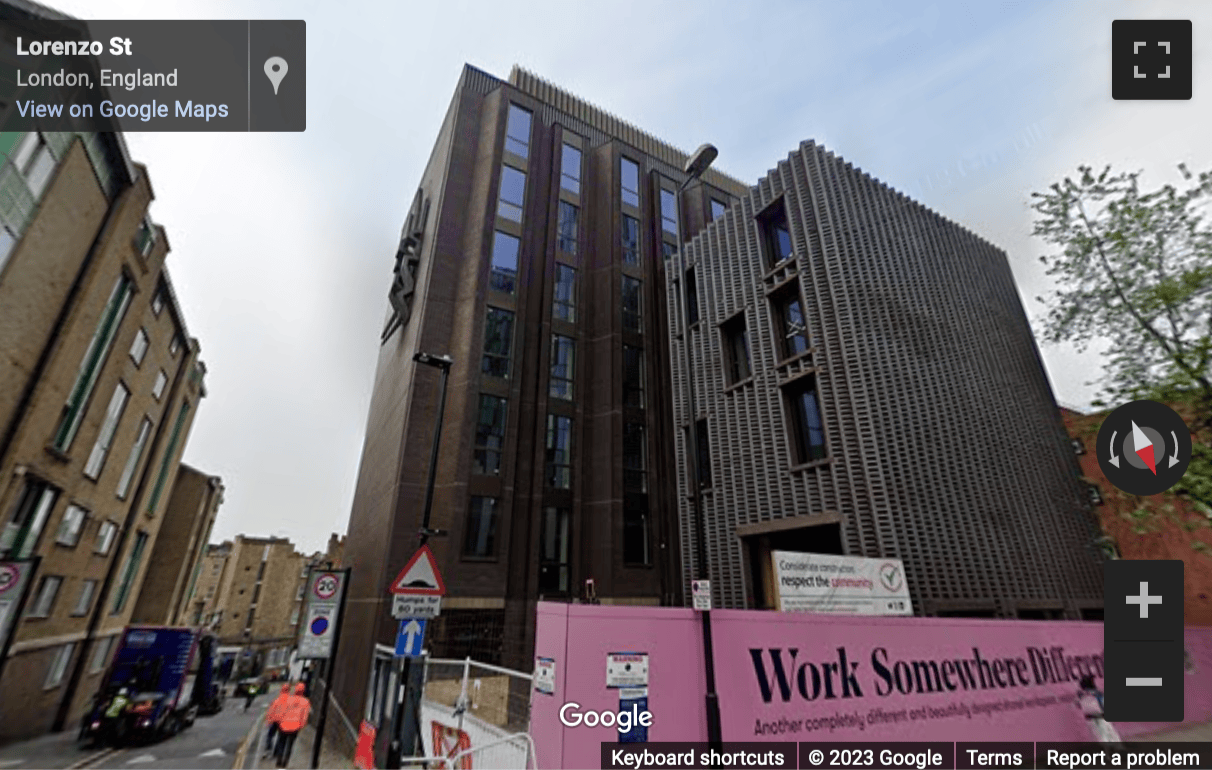 Street View image of York House, 221 Pentonville Road, King’s Cross, London, London Borough of Islington