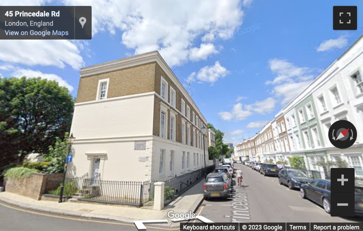 Street View image of 47–49 Princes Place, Holland Park, London, Royal Borough of Kensington and Chelsea