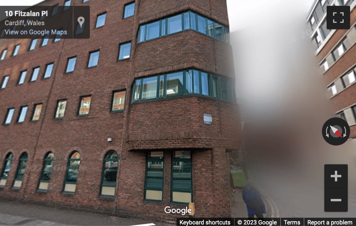 Street View image of Hastings House, Fitzalan Place, Cardiff, Cardiff County