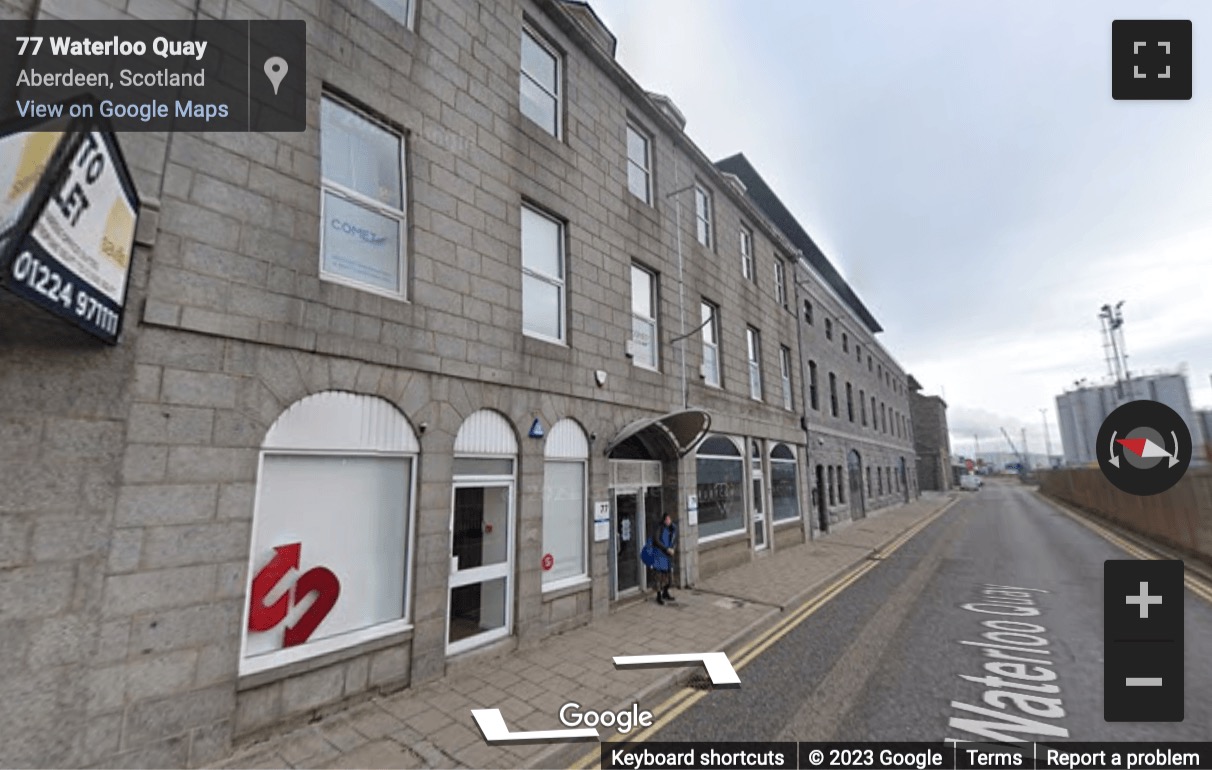 Street View image of Waterloo Quay Campus, Aberdeen, Aberdeen City County