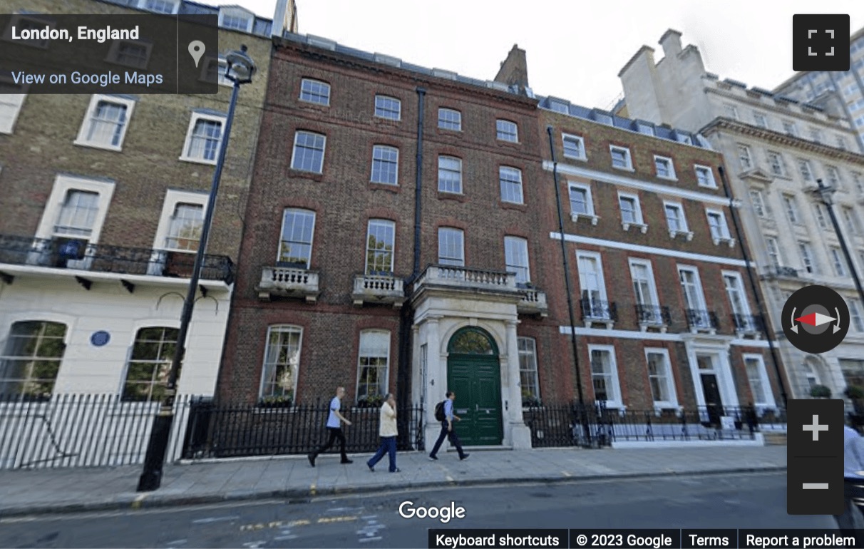 Street View image of 4 Cavendish Square, London, City of Westminster