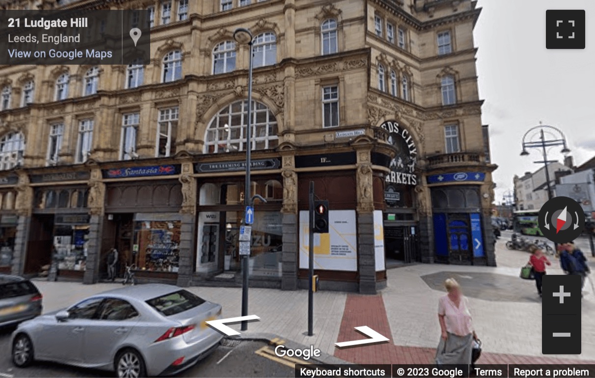 Street View image of The Leeming Building, Ludgate Hill, Leeds, West Yorkshire