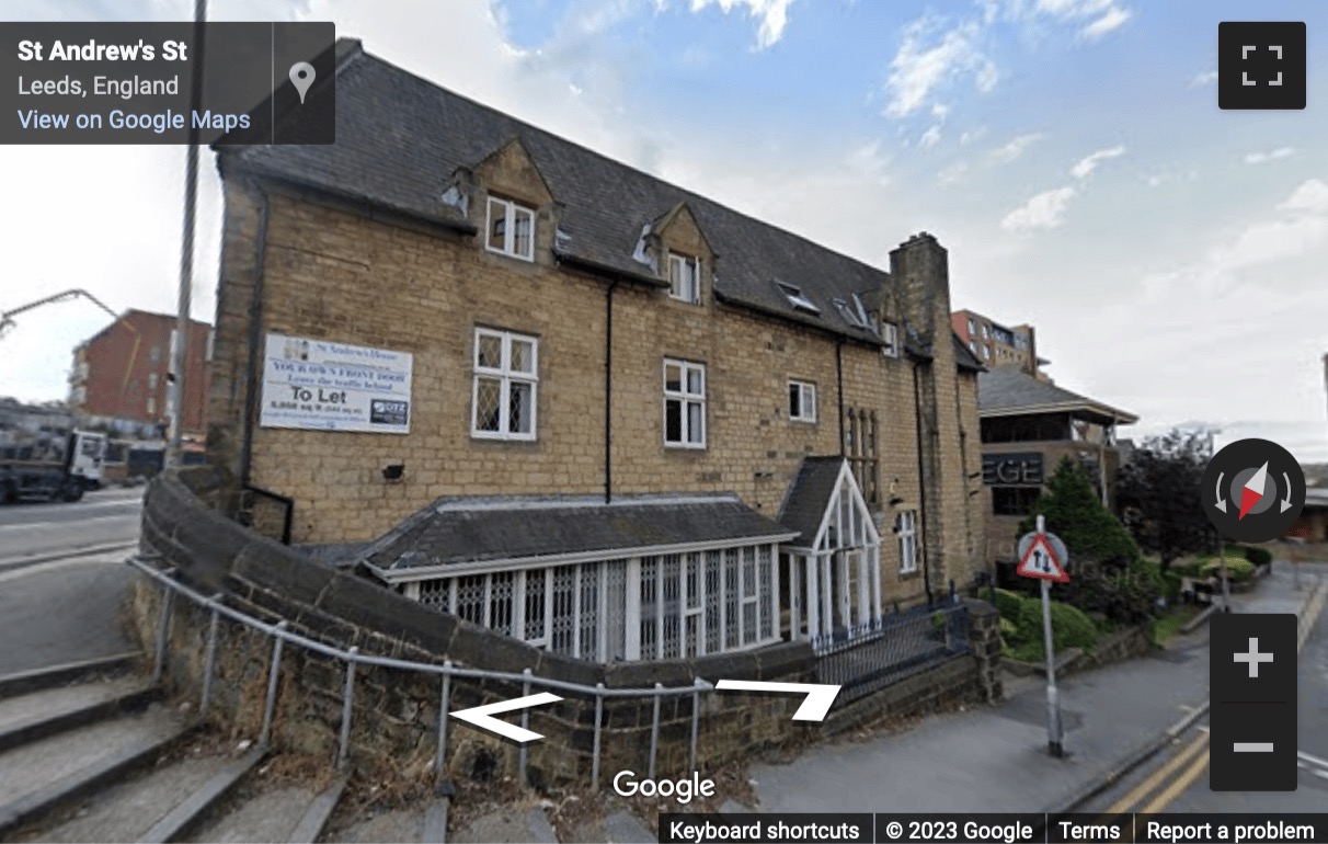 Street View image of St Andrew’s House, St Andrews Street, Leeds, West Yorkshire